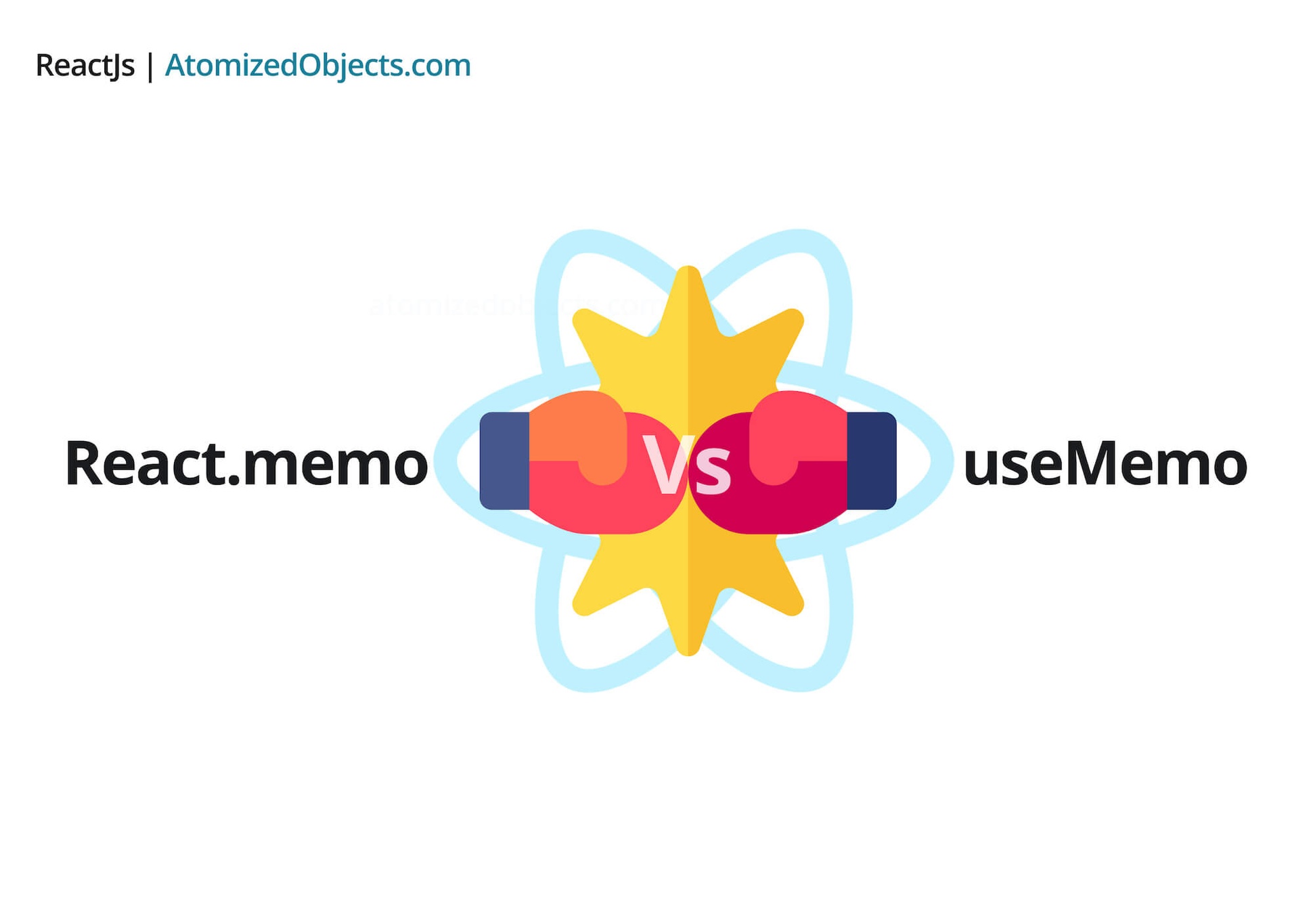 Article heading image for the differences between React.memo vs useMemo.