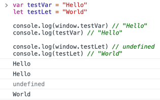 What is the difference between let and var in JavaScript | Atomized Objects