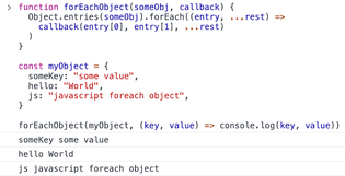 How to use forEach with an Object in JavaScript | Atomized Objects