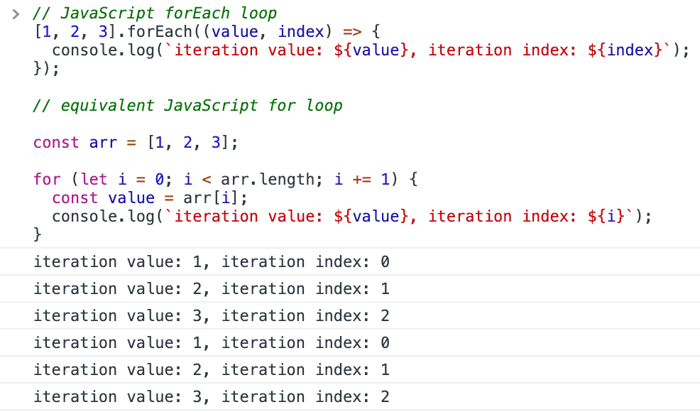 JavaScript ForEach Array prototype forEach Atomized Objects