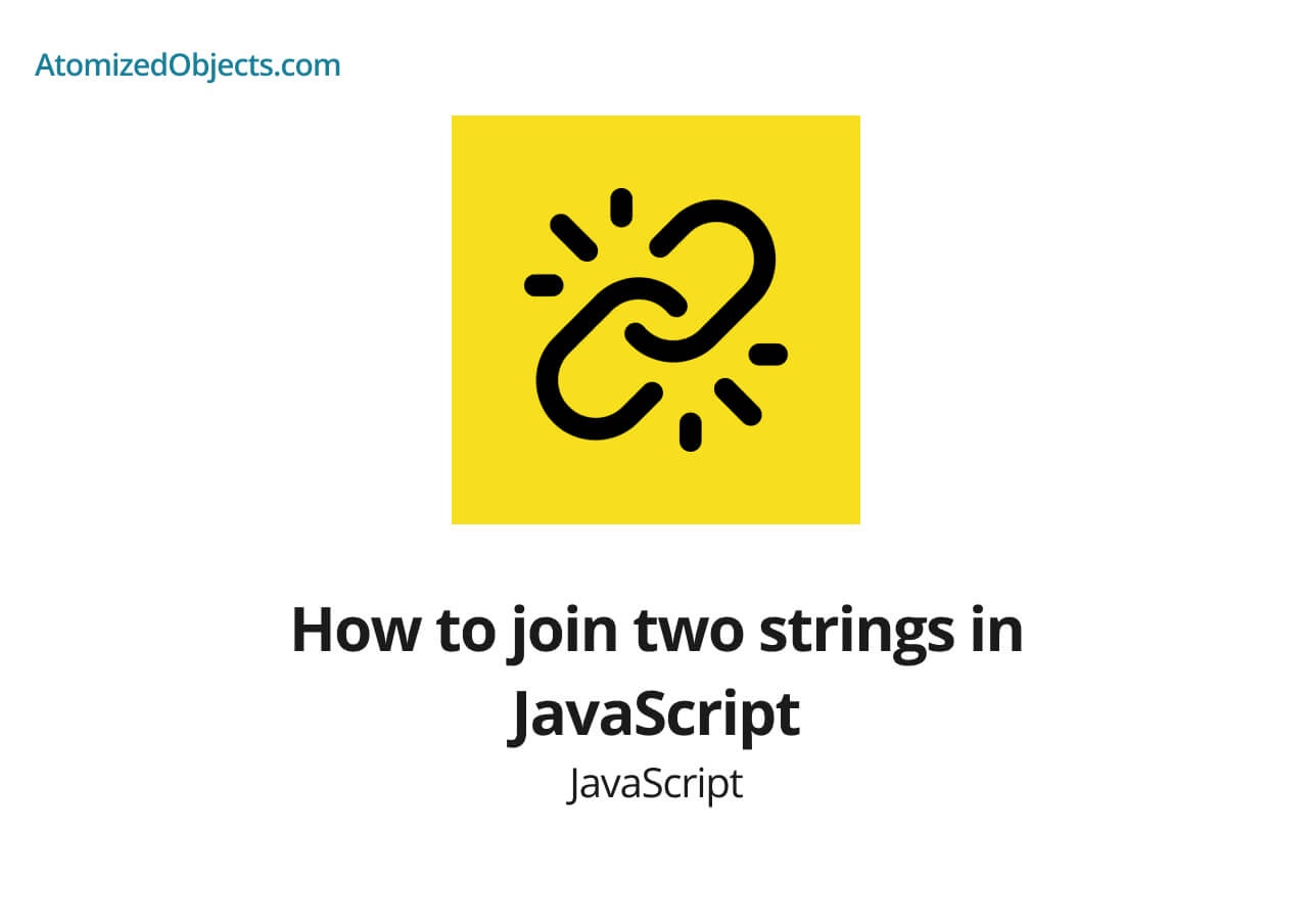 How to join two strings in JavaScript